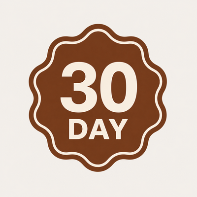 30 Day Satisfaction Guarantee